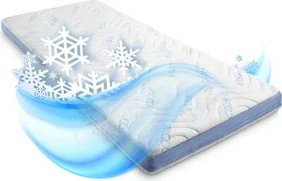 Produktbild von Kaltschaumtopper CloudComfort Cool 120 x 200 cm H2/H3, Höhe 7 cm, Härtegrad H2/H3, 7-Zonen Topper mit Sommer- und Winterseite