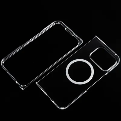 Immagine prodotto di Per Google Pixel 9 Pro Pieghevole PC plastica Magsafe custodia protettiva trasparente