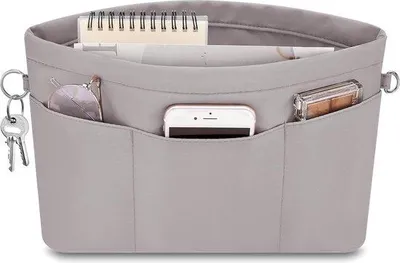 Produktbild von Famanu Handtaschenorganizer Nylon - Wasserabweisend, Grau M