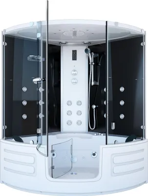 Produktbild von Dampfdusche Whirlpool Dusche Duschkabine K70-SW-EH-EC 150x150cm