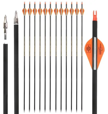Productafbeelding van Koolstofpijlen, 30 inch schacht, 500 spine, ORANJE