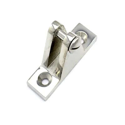 Produktbild von Verdeckbeschlag Unterteil 90° Feinguss poliert L 60mm A4-AISI 316