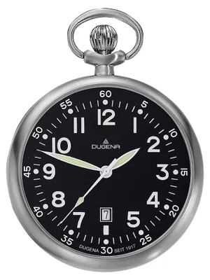 Produktbild von Dugena 4288289 Herren-Taschenuhr, Edelstahl-Gehäuse