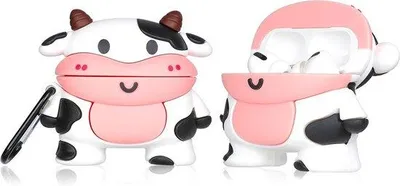 Obrázok produktu pre Mäkké ružové 3D ochranné puzdro pre AirPods Pro