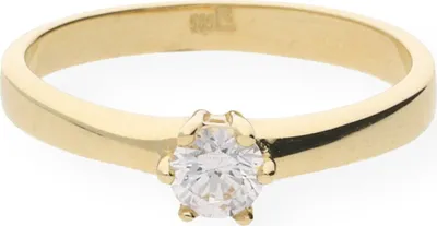 Produktbild von Ring Gold 585 Zirkonia JL30-07-0015 JuwelmaLux Größe 54