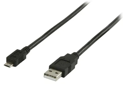 Immagine prodotto di Valueline Vlcp60500B10 Cavo Usb 2.0 Usb A Maschio - Usb Micro B Maschio 1,00 M Nero