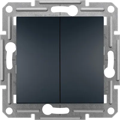 Obrázok produktu pre Vypínač Schneider Electric PH0600171 Asfora dvojitý striedavý r.6 antracit