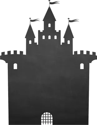 Produktbild von 002 Burg - selbstklebende Tafelfolie/ Kreidefolie inkl. 3 Stück Kreide