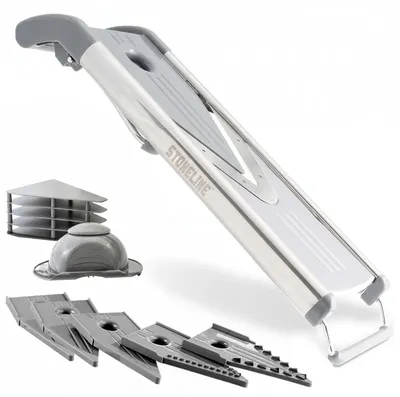 Produktbild von STONELINE® Gemüsehobel Set 9-teilig | Grau