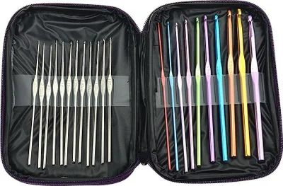 Image de Set de crochets jouet créatif 22 pièces multicolore Etui