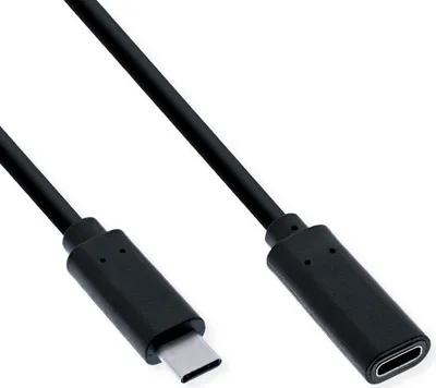 Productafbeelding van VALUE Videoverlengkabel (DP Alt Mode), USB Type C-C, zwart, 1,5 meter