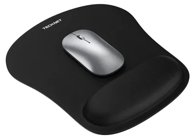Zdjęcie produktu dla Ergonomiczna podkładka pod mysz z żelowym wypełnieniem, wymiary 240 x 215 mm, kolor czarny