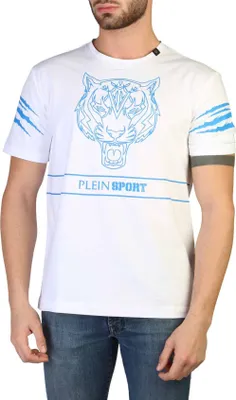 Produktbild von Plein Sport Herren KURZARM-T-SHIRT Weiß TIPS102_26D1FFB_BIANCO01WH : Größe - M Größe: M