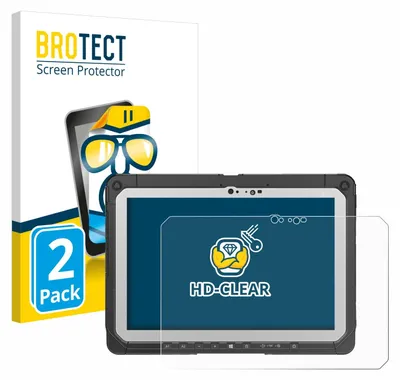 Produktbild von 2x Für Panasonic Toughbook CF-20 MK2 Schutzfolie BROTECT Displayschutz Display Schutz Folie Klar Transparent