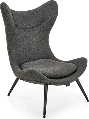 Obrázek produktu pro Halmar Designové křeslo Atlantis - antracit / černá