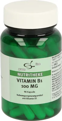 Image de Green Line Nutritheke Vitamine B1 100 mg gélules, 90 gélules