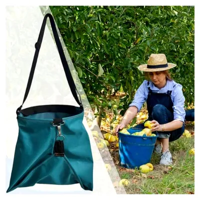 Produktbild von Ernteschürze | Verstellbare Gartenarbeitstasche für Damen