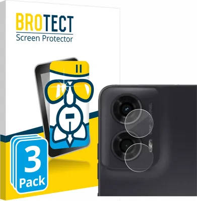 Produktbild von 3x BROTECT Schutzglas für Motorola Moto G24 Power (NUR Kameraschutz) Schutzfolie Panzer Folie Glas Display Schutz klar