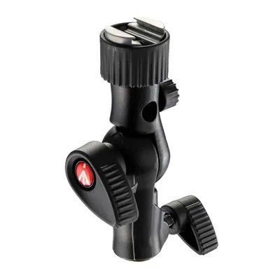 Produktbild von Manfrotto MLH1HS-2, Montageklemme, Schwarz, Aluminium, 5/8", 1 Stück(e), 125 mm