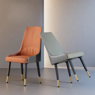 Produktbild von Esszimmerstühle – Set aus 2 ergonomischen Küchenstühlen mit hoher Rückenlehne