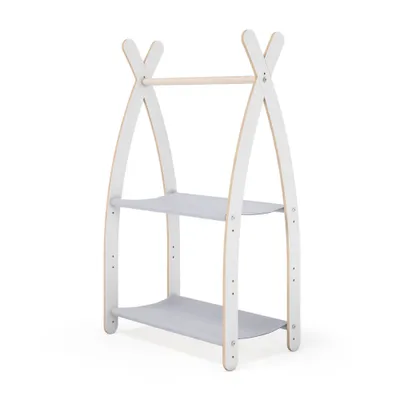 Obrázek produktu pro MAMOI® Věšák na oblečení do dětského pokoje | dětský věšák na oblečení 95x106x32cm / 53x95x32cm | dětský věšák na oblečení | věšák na kabáty | dětský