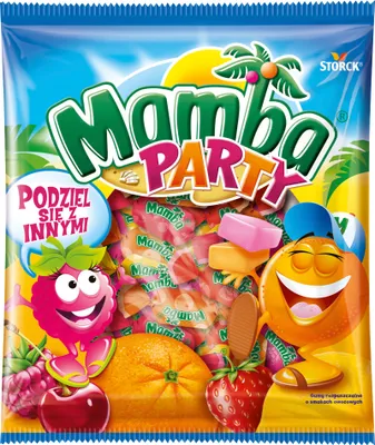 Produktbild von Mamba Party Fruchtgeschmack auflösbarer Kaugummi 140 G