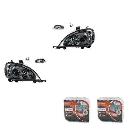 Zdjęcie produktu dla Johns, reflektory + Osram Night Breaker Laser pasujące do Mercedes W163 M-Class H7 1638200328 1638200128 A1638200128 A1638200328 1638200428 1638200