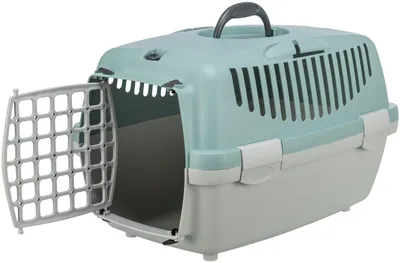 Produktbild von TRIXIE Transportbox Capri 1 & 2 XS, hellgrau/salbei