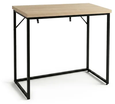 Zdjęcie produktu dla Konsola stolik loftowy ORIGO 90 cm Dąb Sonoma Czarne nogi