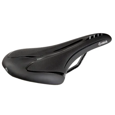 Produktbild von Velo Fit Athlete BC, Fahrradsattel, Straßenrennen, Unisex, Schwarz, Einfarbig, 13,4 cm
