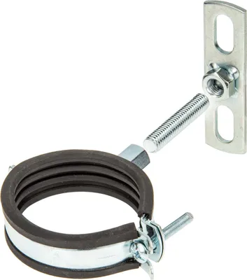 Produktbild von tecuro Schraubrohrsch. M8/M10 verz. 15-19mm, Gewindest. M10x40mm u. Befestigungspl.