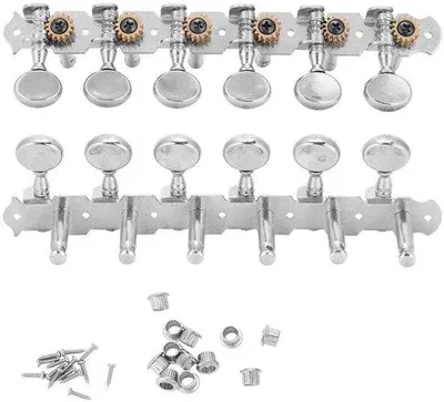 Image de Ensemble de chevilles d'accordage pour guitare - 12 pièces - Léger - Neuf - Accessoire pour guitare