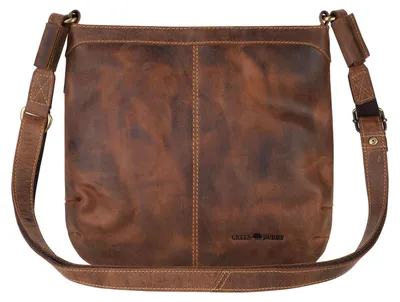Zdjęcie produktu dla GREENBURRY Torba na ramię Vintage Crossbody Bag Brown brązowa