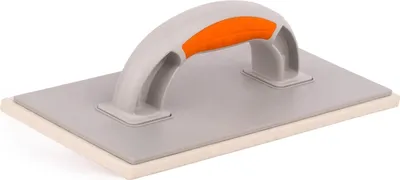 Immagine prodotto di Spatola Mivos in plastica con rivestimento in feltro da 8 mm - 280 x 140 - Spatola in feltro per intonaco con impugnatura a due componenti - Spatola per intonaco con rivestimento in feltro da 8 mm