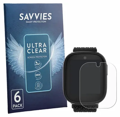 Produktbild von 6x Für Xplora X6 Play eSIM (2. Generation) Schutzfolie Savvies Displayschutz Display Schutz Folie Klar Transparent