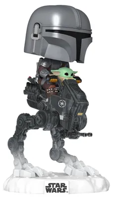 Produktbild von Star Wars Mandalorian & Grogu POP! Deluxe Vinyl Wackelkopf-Figur