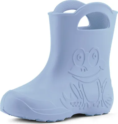 Produktbild von Ladeheid Eva Kinder Jungen Mädchen Gummistiefel Regenschuhe LA-CA-01 (Hellblau, 26/27 EU)