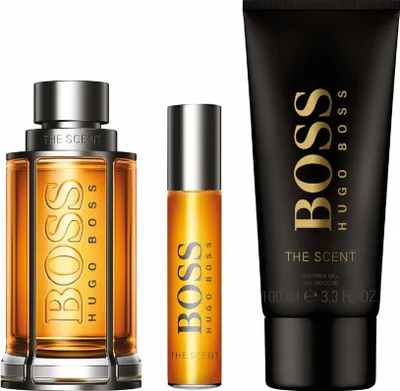 Produktbild von Hugo Boss The Scent Eau De Toilette 100ml Christmas Set 3 Pieces