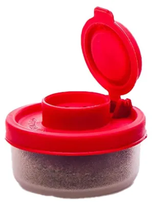 Produktbild von Salz- und Pfefferstreuer, feuchtigkeitsbeständig, großer Salzstreuer für Camping, Picknick, Outdoor-Gewürzset, transparent