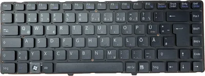 Produktbild von DEUTSCHE - Tastatur Keyboard schwarz kompatibel für Sony Vaio , VPCEA3X5014B , VPCEA3X5016B