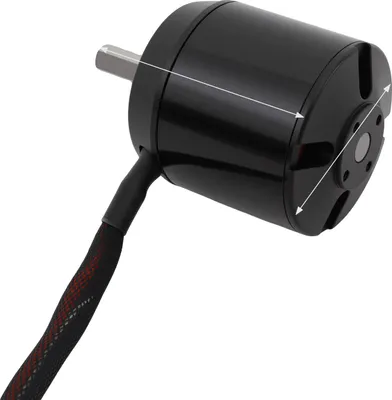 Obrázek produktu pro Bezkartáčový motor, výkon 2300 W, tichý chod, černá barva