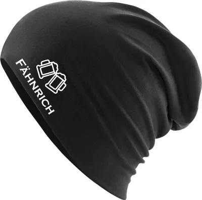 Produktbild von Huuraa Beanie Fähnrich Schützenfest Black One Size Baumwolle und Elasthan Mütze Geschenkidee
