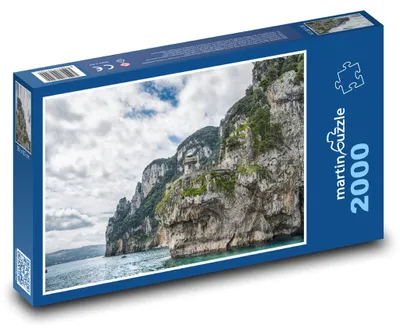 Produktbild von Puzzle 2000 Malerische Küstenklippen - martinpuzzle
