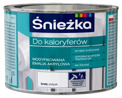 Obrázek produktu pro Śnieżka Pro radiátory - Modifikovaná akrylová barva 0,4 l
