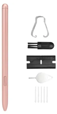 Immagine prodotto di Stilo capacitivo per tablet SAMSUNG Tab SM T870 T875 T970 T976, con 5 punte di ricambio, alta sensibilità, colore oro