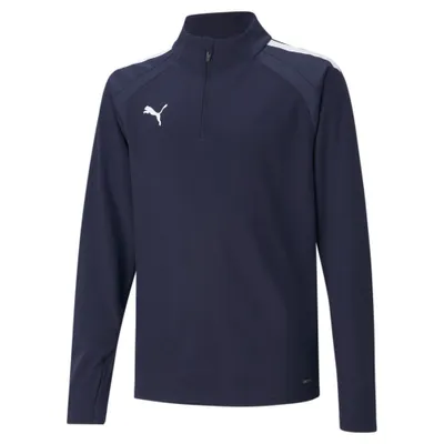 Obrázek produktu pro Puma teamLIGA 1/4 Zip Top Kinder dunkelblau Gr 128