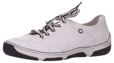 Produktbild von Rieker Schnürhalbschuhe in weiss/weiss kombi, Gr. 43