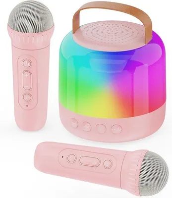Obrázek produktu pro Sada přenosných Bluetooth reproduktorů s LED světly a efekty