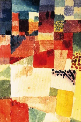Obrázok produktu pre Paul Klee Art Print Picture - Motív z Hammametu, 1914 (120 x 80 cm)