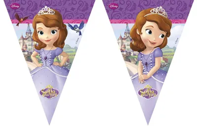 Produktbild von Sofia die Erste Wimpelkette